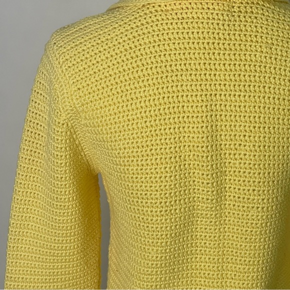 Cynthia Steffe crochet cotton 3/4 sleeve cardigan women’s Size S grandmacore - Picture 10 of 15